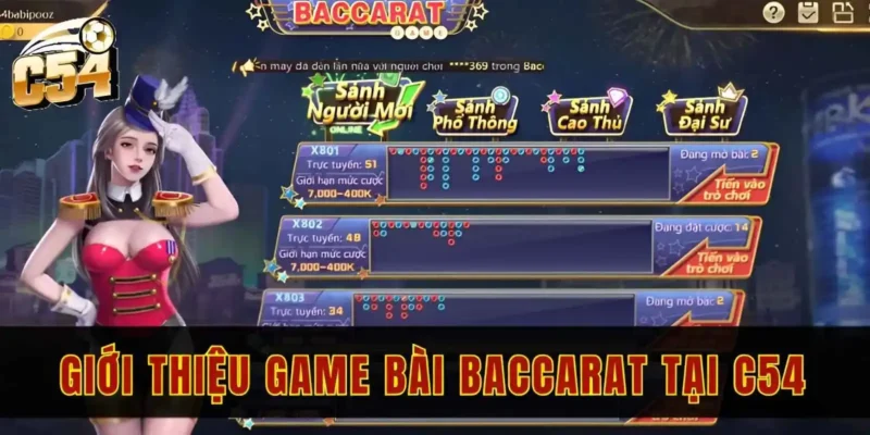 Giới thiệu game bài Baccarat tại C54